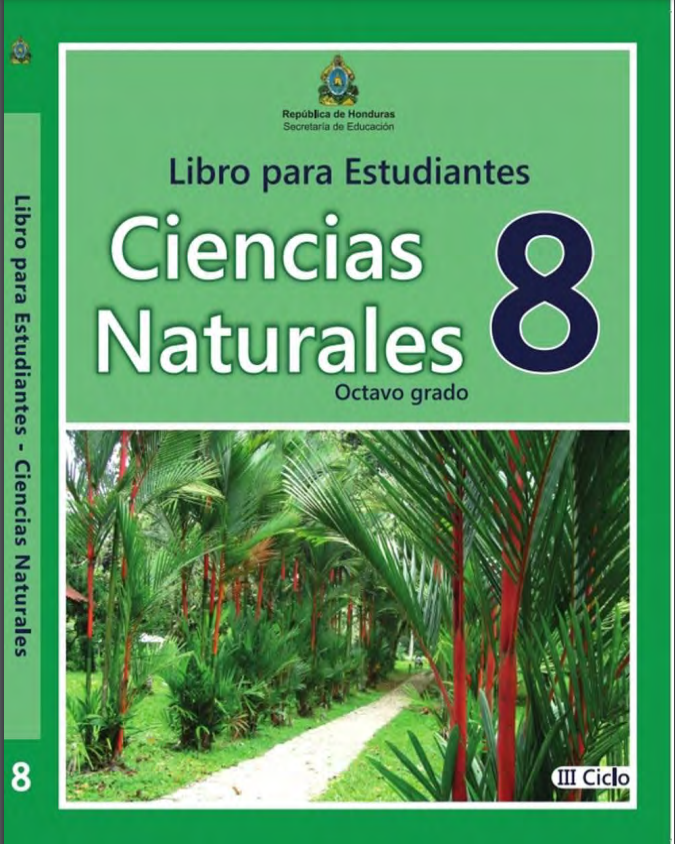 Libro de Ciencias Naturales 8 Octavo Grado Honduras