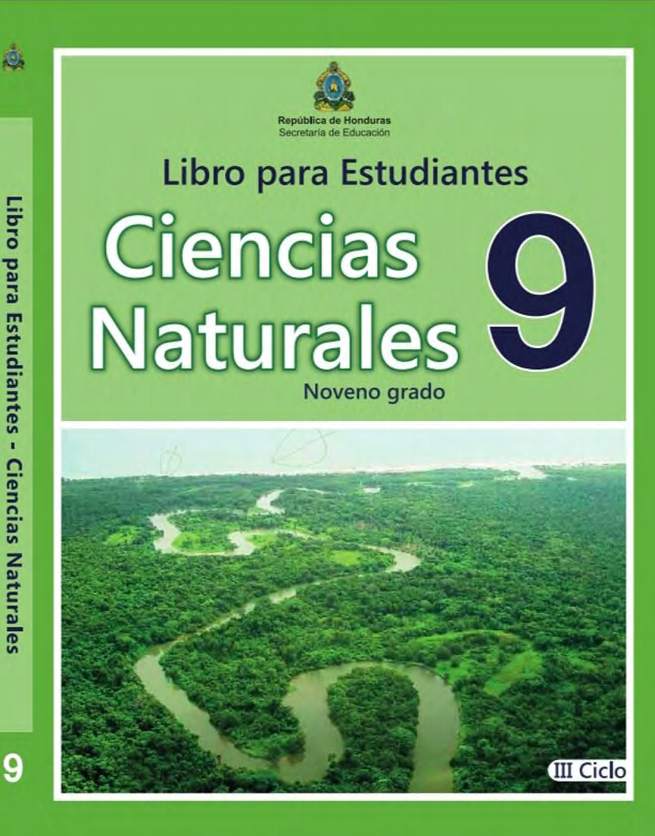 Libro de Ciencias Naturales Noveno 9 Grado Honduras