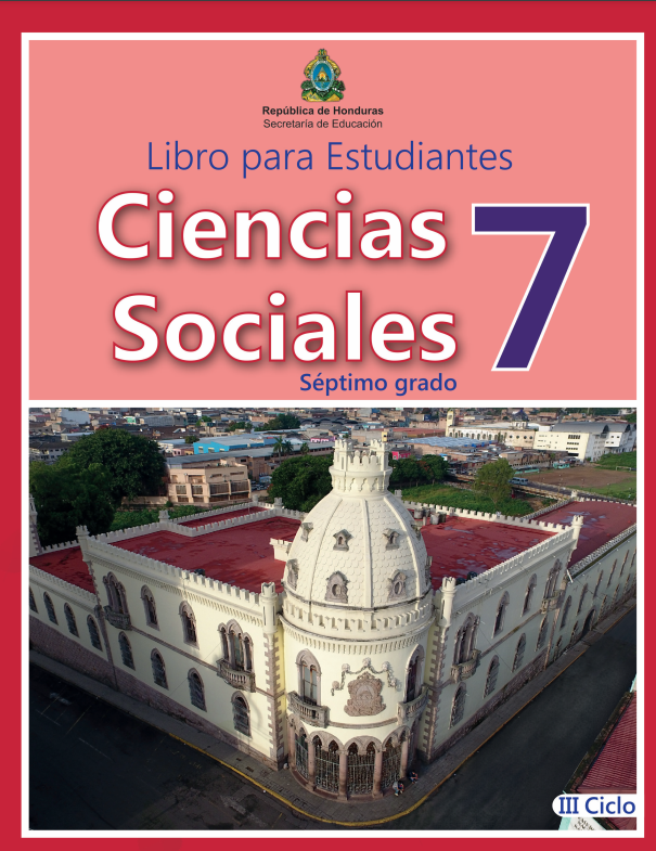 Libro de Ciencias Sociales Septimo 7 Grado Honduras