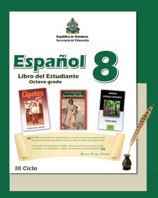 Libro de Español 8 Octavo Grado Honduras